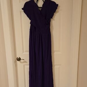City Chic Vibrant Purple Dress